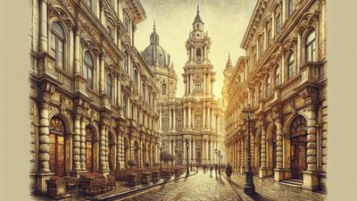 How the Grid Technique Helps in Mastering Perspective in Urban Sketching