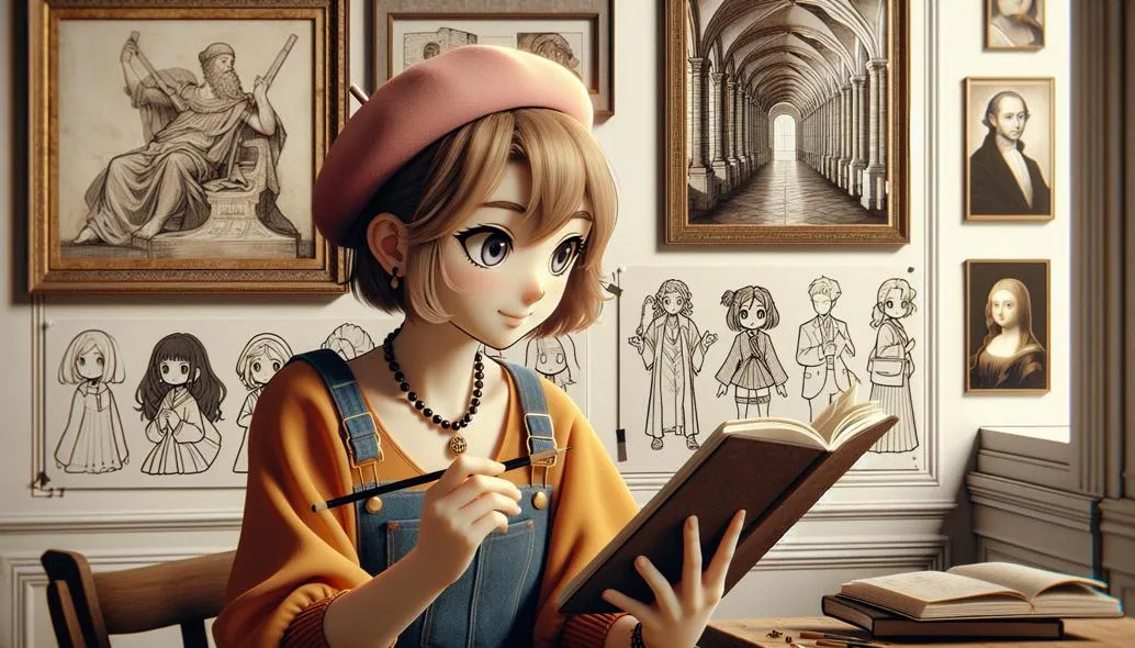 Professional manga grid drawing technique demonstration