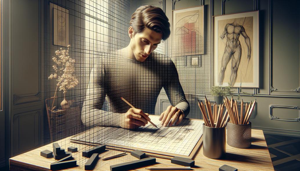 Enhancing Your Drawing Skills with the Grid Method content image