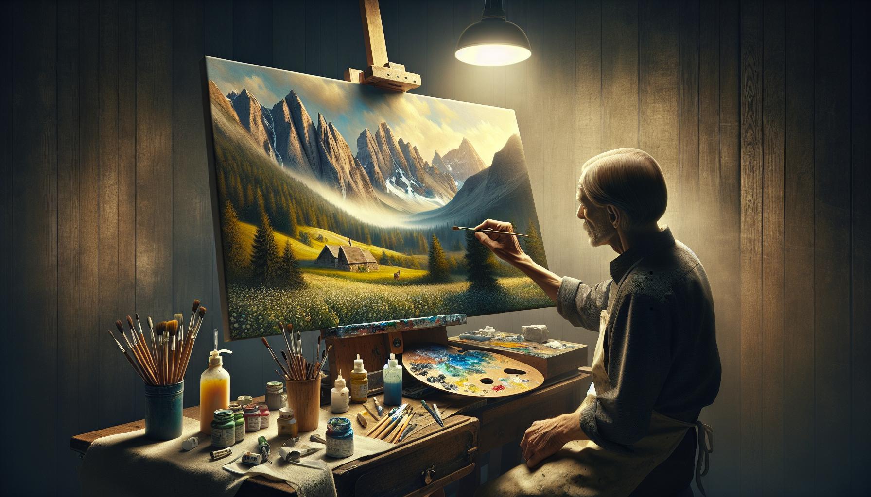 Mastering the Use of Underpainting for Depth in Oil Landscapes