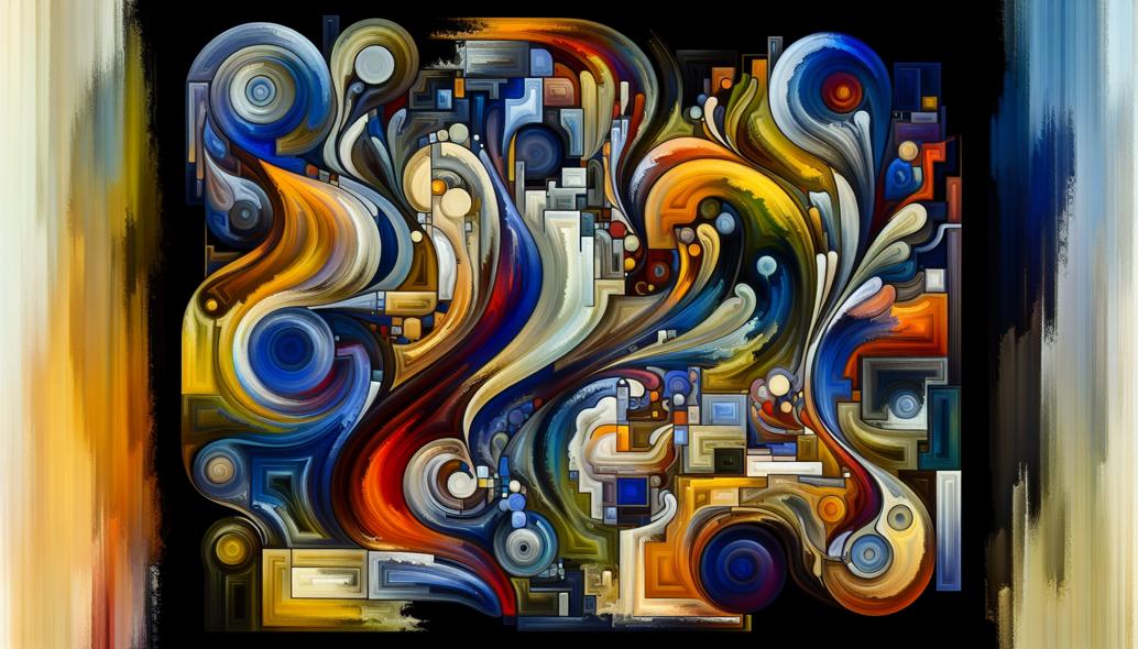 Creating Emotion with Bold Color Schemes in Abstract Art Content Image