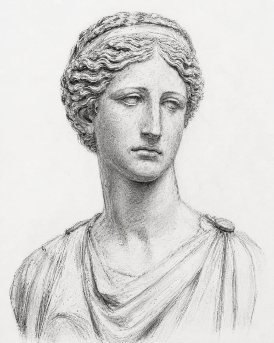 Artist's drawing of the same reference